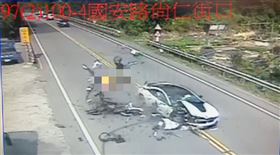 千萬超跑,基隆,機車,（圖／翻攝畫面）