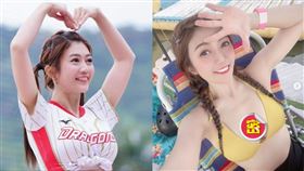 星岑、小龍女、啦啦隊。（圖／翻攝自星岑IG）