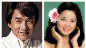 成龍與鄧麗君（組合圖／翻攝自百度百科）