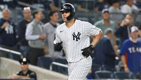 ▲桑契斯（Gary Sanchez）開轟！洋基中止2連敗。（圖／路透社／達志影像）