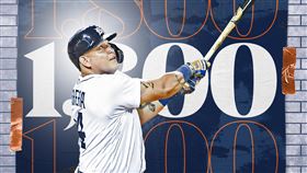 ▲卡布瑞拉（Miguel Cabrera）達成生涯1800分打點。（圖／翻攝自MLB推特）