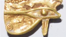 《遊戲王》係金ㄟ！埃及出土「千年眼」　全網暴動：決鬥吧（圖／翻攝自埃及旅遊及文物部推特）埃及,出土,法老,純金,荷魯斯,遊戲王