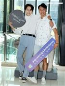 「無邪」演員蟻大點、（右）張得中。（記者邱榮吉/攝影）