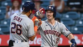 ▲太空人外野手撞名人工智慧軟體Siri。（圖／路透社／達志影像）