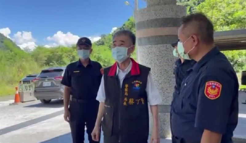 花蓮警局長親自慰勉　謝同仁堅守崗位