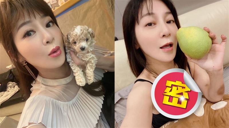 王彩樺中秋雪乳尬柚子　水滴奶全看光