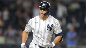 ▲史坦頓（Giancarlo Stanton）超速平射砲！4秒上看台。（圖／路透社／達志影像）