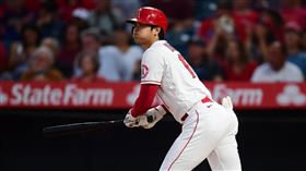 ▲大谷翔平炸裂本季第45轟。（圖／路透社／達志影像）