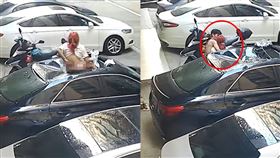 監視器,內褲,女子,擁吻,墜落