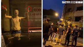 外國醉漢當街揮雙刀喊殺　遭判4個月