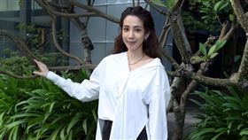 愛雅經歷喪母之痛，昨強打精神復工錄影。（圖／邱榮吉攝影）