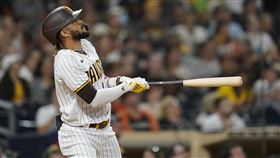 ▲小塔提斯（Fernando Tatis Jr.）敲出本季第40轟。（圖／美聯社／達志影像）