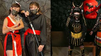 籃籃變性感女忍者　披盔甲大跳老總舞