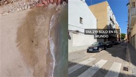 西班牙時空旅人。(圖／翻攝自抖音unicosobreviviente）