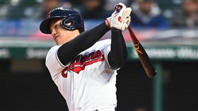 ▲張育成雙重賽都敲出安打。（圖／路透社／達志影像）