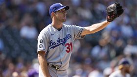 ▲薛澤（Max Scherzer）5局失5分逃過敗戰，6月起沒嘗過敗績。（圖／美聯社／達志影像）