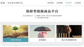 ▲保障型保險商品平台。（圖／金管會提供）
