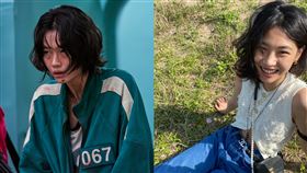 《魷魚遊戲》鄭浩妍。（圖／NETFLIX提供、翻攝自鄭浩妍IG）