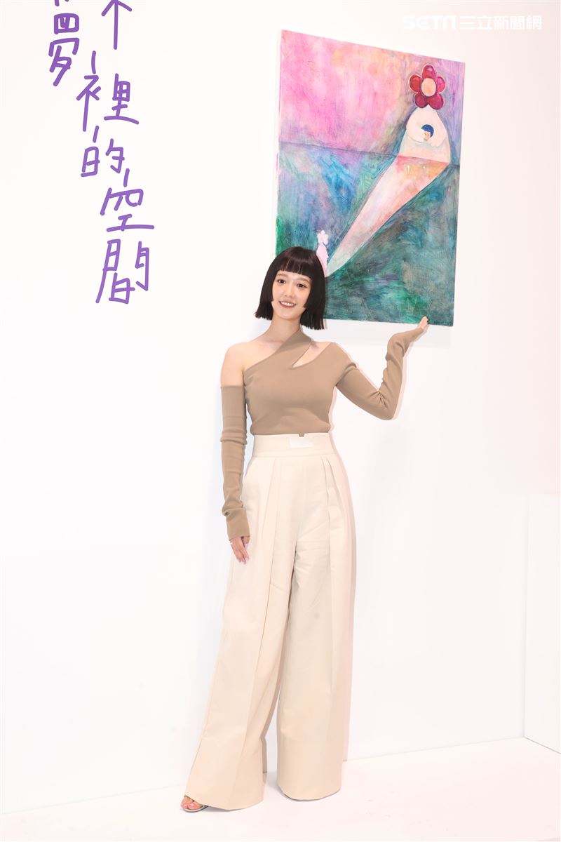 孟耿如新書畫展發表。（記者邱榮吉/攝影）