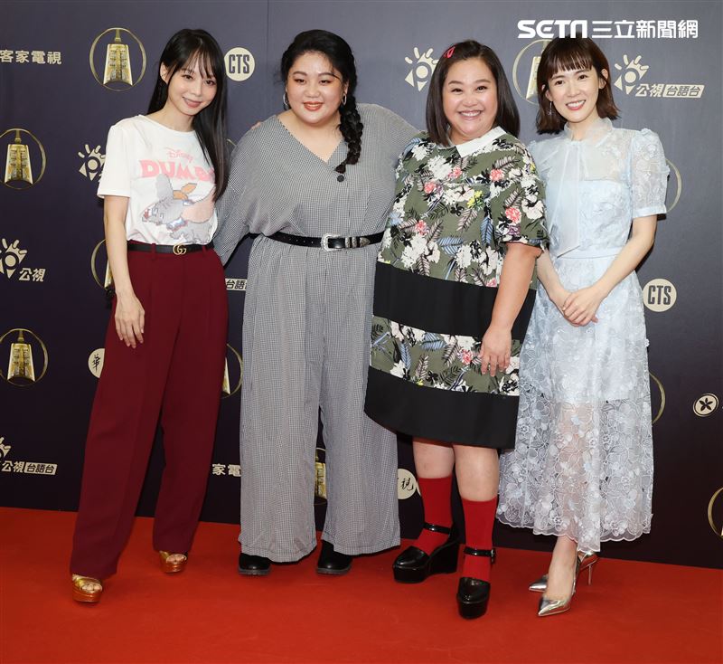 孫淑媚、高倩怡、鍾欣凌、孫可芳角逐金鐘女主角。（記者邱榮吉/攝影）