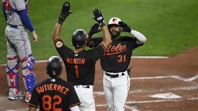 ▲穆林斯（Cedric Mullins）成為金鶯隊史首位30轟30盜球員。（圖／美聯社／達志影像）