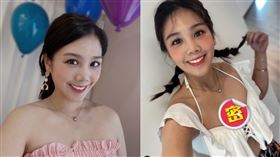 楊晨熙昨（24日)在IG上曬出減重前後「驚人對比照」。(圖／翻攝自
jellyc820IG)