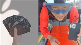 ▲保護殼廠商創辦人親自帶著iPhone 13來測試高空摔落保護力。（圖／翻攝自YouTube）