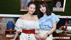 謝宜君與校花女兒陳欣妤三立新聞網專訪。（記者邱榮吉/攝影）
