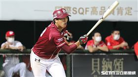▲樂天桃猿外野手林立。（圖／記者劉彥池攝影）