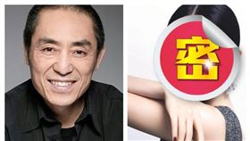 張藝謀與章子怡（組合圖／翻攝自百度百科）遮
