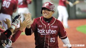 ▲樂天桃猿捕手嚴宏鈞。（圖／記者劉彥池攝影）