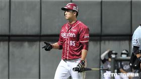 ▲樂天桃猿外野手朱育賢。（圖／記者劉彥池攝影）