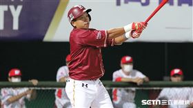 ▲樂天桃猿二壘手郭永維。（圖／記者劉彥池攝影）