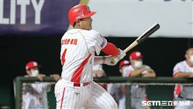 ▲味全龍捕手吉力吉撈・鞏冠。（圖／記者劉彥池攝影）