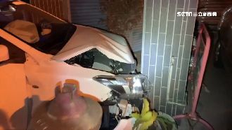 吃薑母鴨有酒精反應　2車碰撞毀民宅