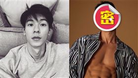 魏嘏儁撞臉光漢（圖／翻攝自魏嘏儁、臉光漢IG）