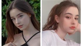  俄羅斯正妹Dasha Taran（組合圖／翻攝自taaarannn IG）