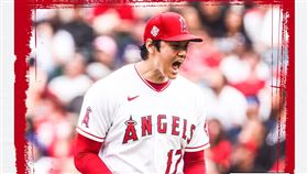 大谷翔平先發沒能奪勝。（圖／翻攝自大聯盟推特）