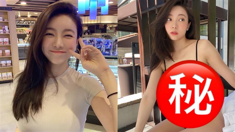 只用一片布遮羞　女神辣裸嫩球溢春光