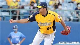 ▲中信兄弟先發投手黃恩賜。（圖／記者劉彥池攝影）