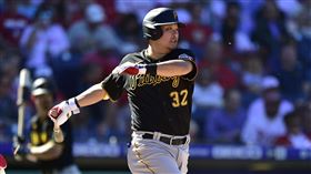 ▲筒香嘉智連3場敲安，海盜卻慘輸12分。（圖／美聯社／達志影像）