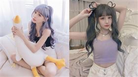 實況主依渟因為打雷射，臉部紅腫毀容。（圖／翻攝自依渟 IG）