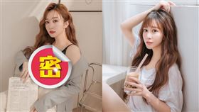 篠崎泫拍攝內衣合作身穿深V蕾絲內衣，大方展現傲人美胸好身材。（圖／翻攝自hsyan0625 IG）