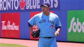 ▲柳賢振4.1局掉3分。（圖／翻攝自藍鳥推特）