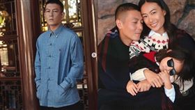  陳冠希曬出與妻子的合照，肚子疑似微微凸起，引起網友熱議。（圖翻攝自陳冠希IG）