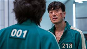 魷魚遊戲,李政宰,朴海秀（圖／Netflix提供）