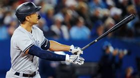 ▲史坦頓（Giancarlo Stanton）連4場開轟。（圖／翻攝自洋基推特）