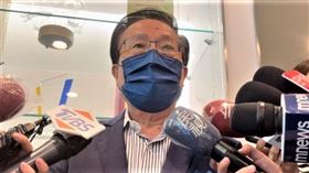 台彩發言人黃志宜公佈27億3位得主長相。（圖／記者戴玉翔攝影）