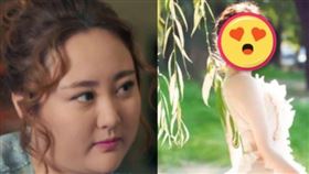 馬程程曾因拍戲胖到100公斤，如今瘦身有成，美貌驚艷不少網友。（圖／翻攝自百度百科）