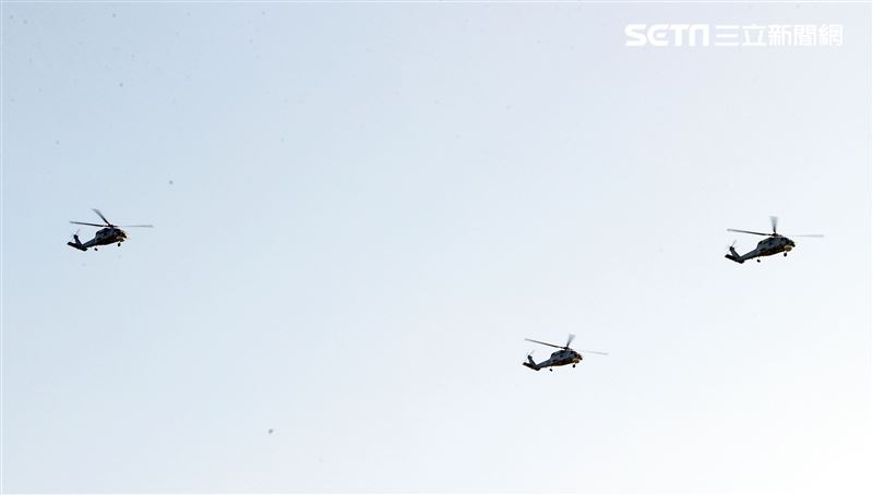 S-70C反潛直升機。（記者邱榮吉/攝影）